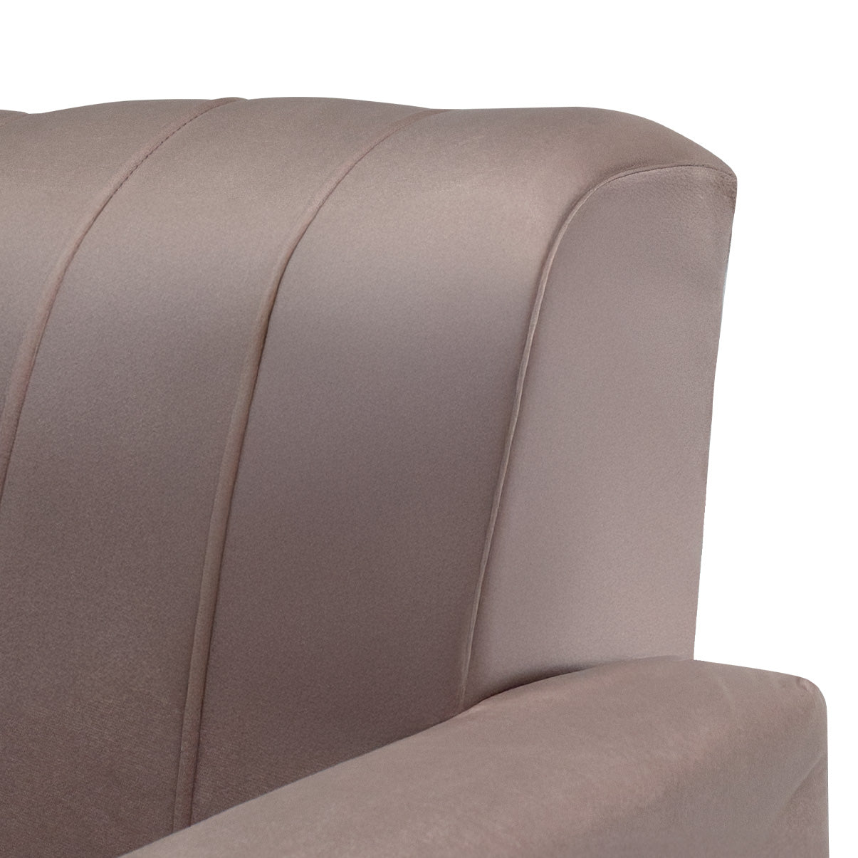 Poltrona Bari Fixa Estofada com Estrutura de Madeira de Eucalipto e Design Contemporâneo – Conforto para Sala de Estar ou Recepção