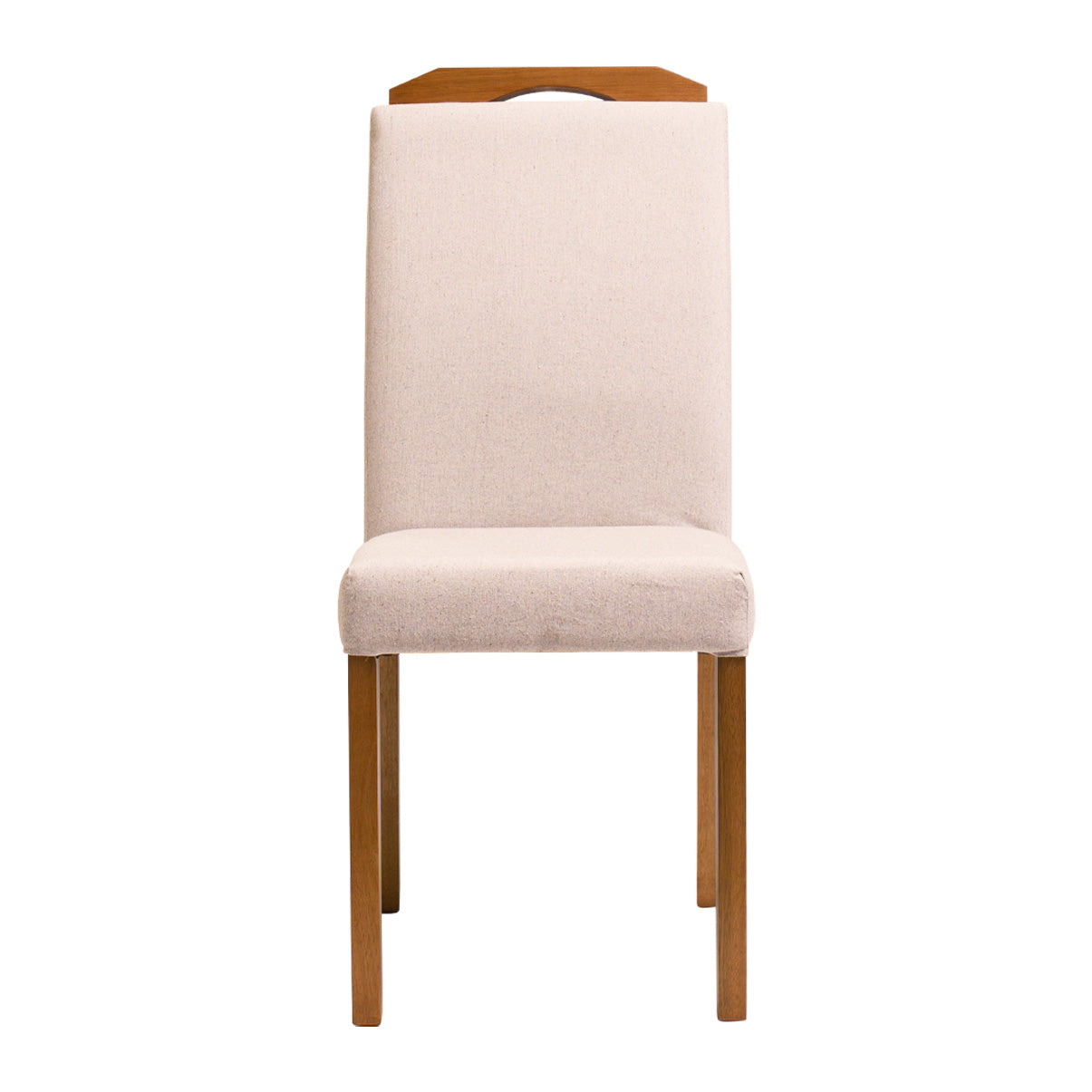 Kit com 2 Cadeiras Alice com Estrutura em Madeira e Assento Estofado – Design Elegante para Sala de Jantar e Ambientes M