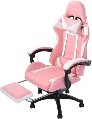 Cadeira Gamer Ergonômica com Apoio para os Pés e Encosto Alto