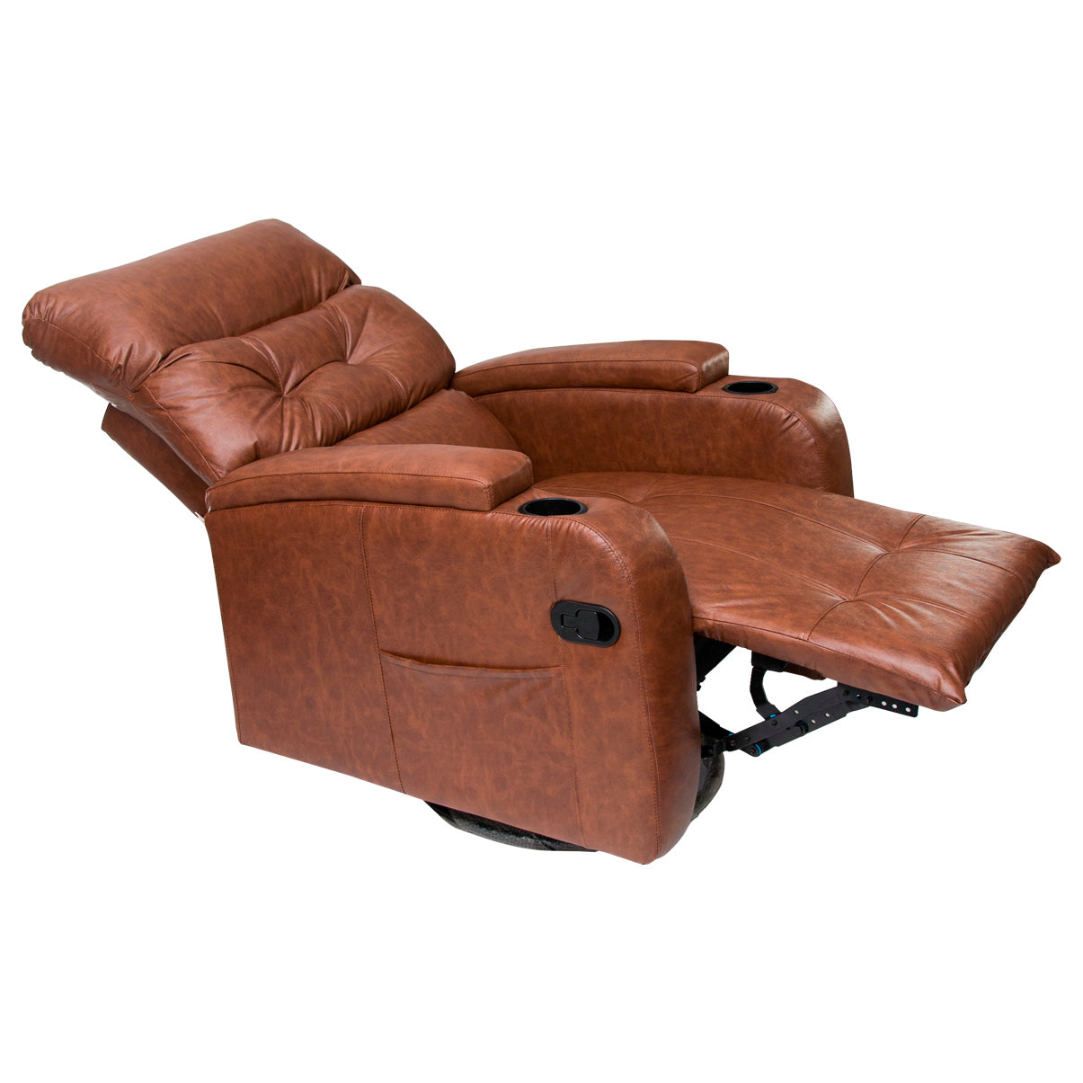 Poltrona Reclinável com Estrutura Ergonômica, Assento Estofado e Design para Relaxar ou Assistir TV