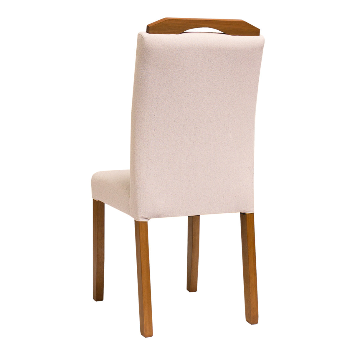 Kit com 2 Cadeiras Alice com Estrutura em Madeira e Assento Estofado – Design Elegante para Sala de Jantar e Ambientes M