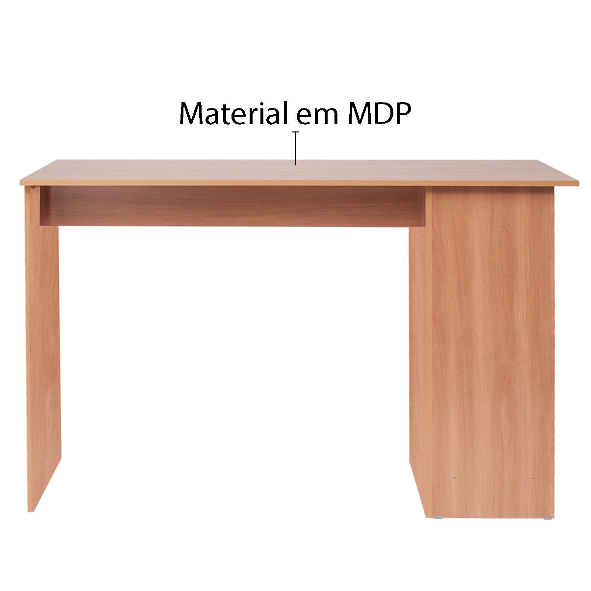 Bancada de Madeira Ravenna em MDP Para Cozinha Alta com 3 Nichos