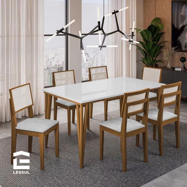 Kit com 2 Cadeiras Safira com Estrutura em Madeira e Assento Estofado – Design Elegante para Sala de Jantar ou Espaços Modernos