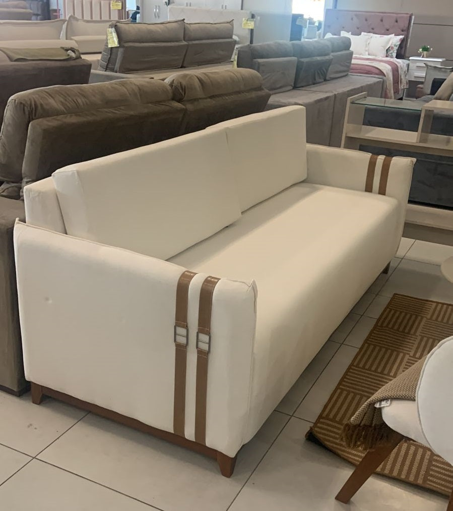 Sofá Bogotá 3 Lugares Estilo Contemporâneo