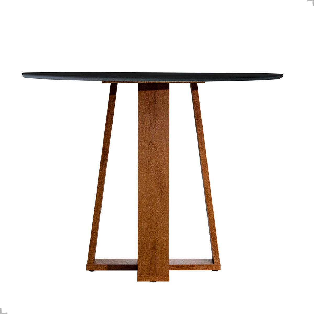 Mesa de Jantar 4 Lugares Redonda em MDF Athenas