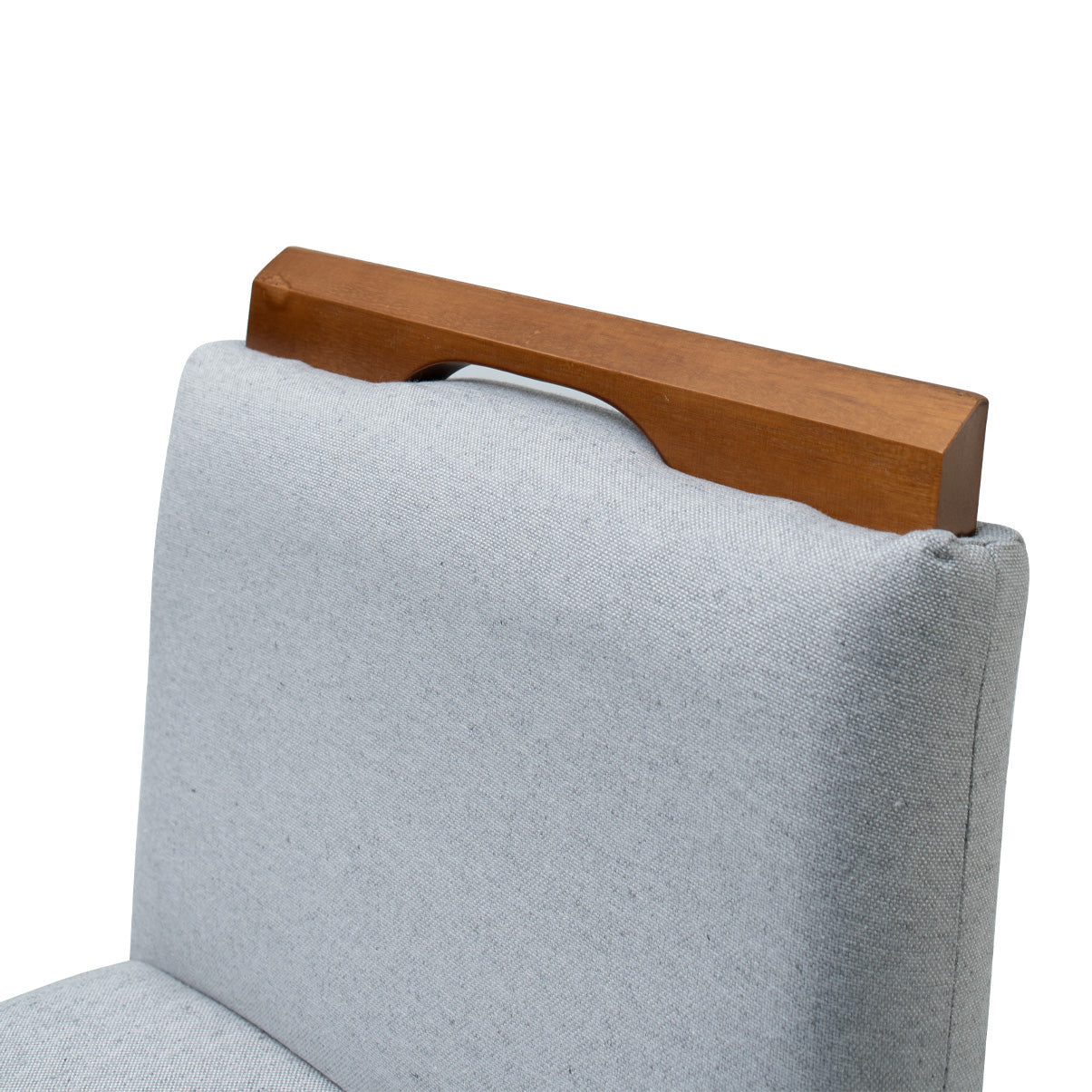 Kit 2 Banquetas Safira com Assento Estofado em Tecido Linho e Estrutura de Madeira Maciça – Com Encosto e Apoio para os Pés, Altura 91,5 cm para Bancadas Baixas