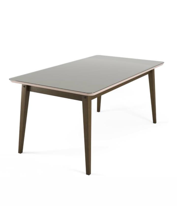 Mesa de Jantar 6 Lugares em Madeira com Tampo de Vidro