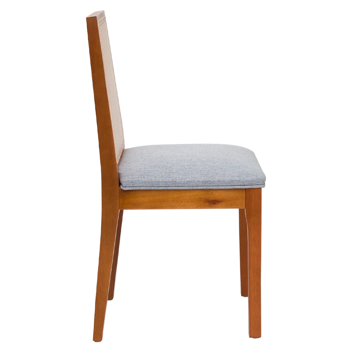 Kit com 2 Cadeiras Atena em Madeira de Eucalipto com Assento em Linho – 92 cm Altura