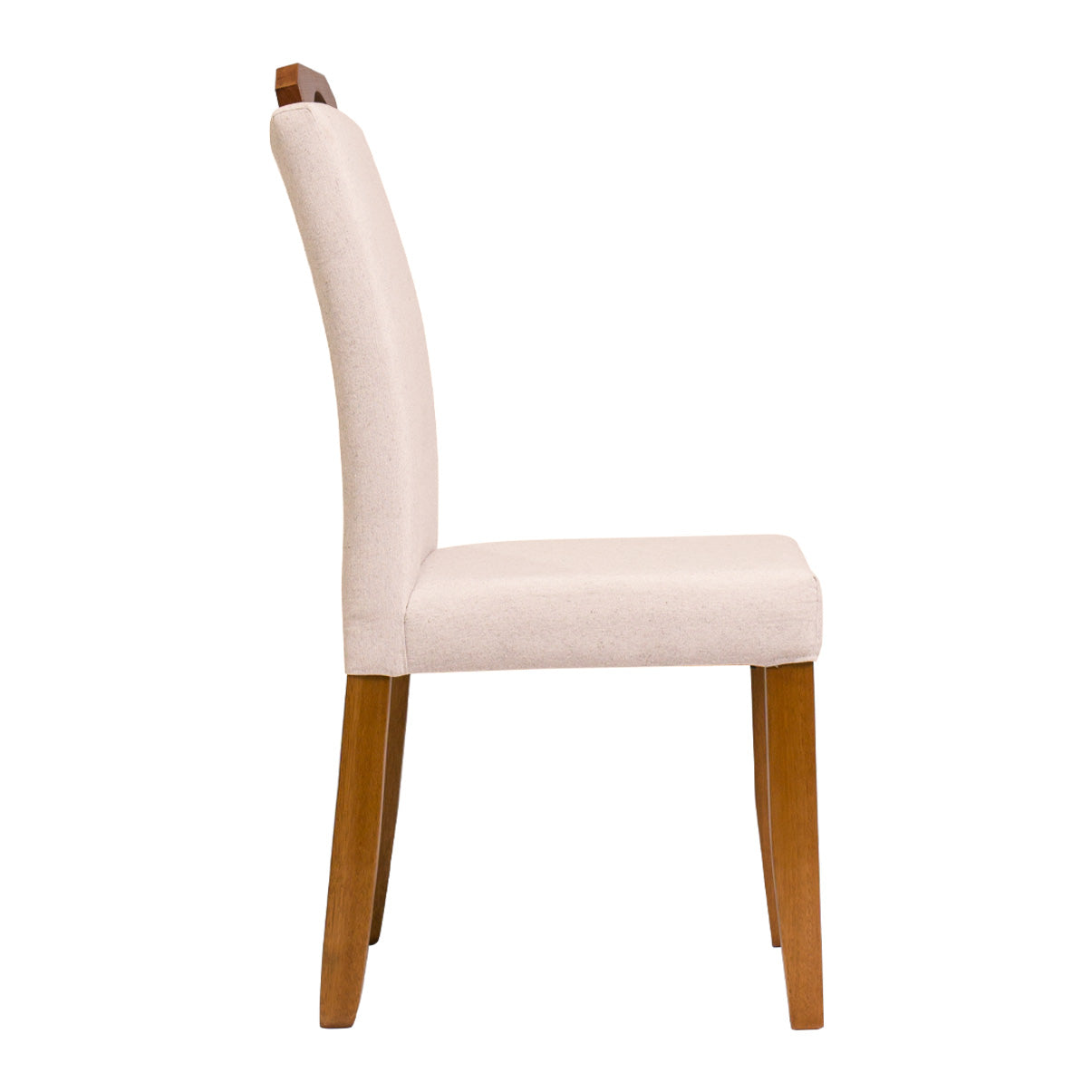 Kit com 2 Cadeiras Alice com Estrutura em Madeira e Assento Estofado – Design Elegante para Sala de Jantar e Ambientes M