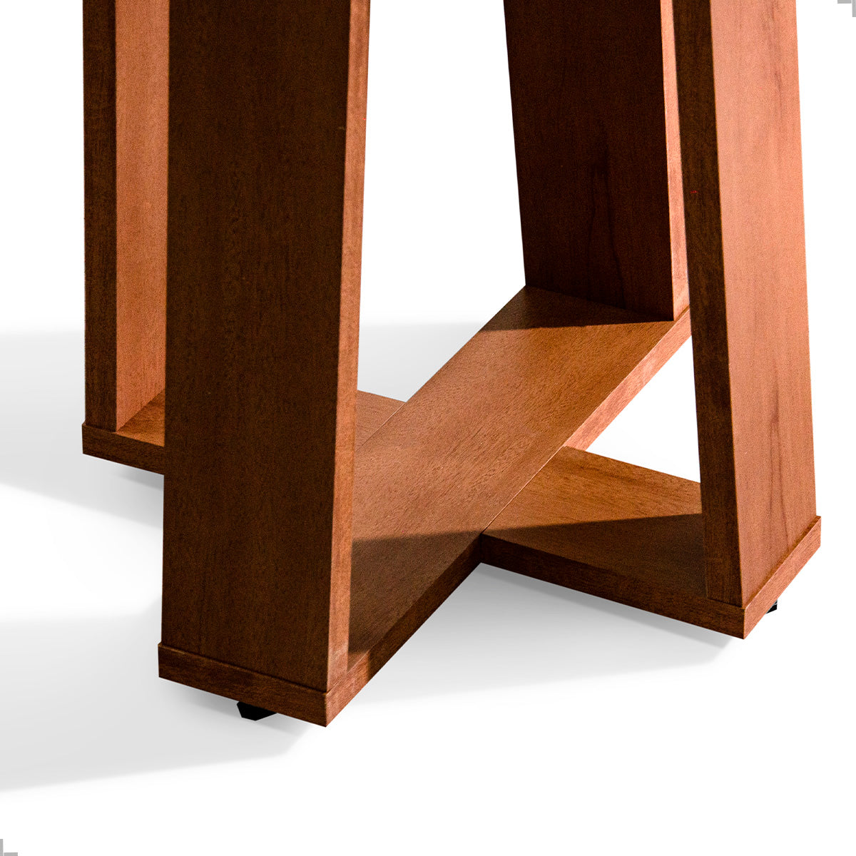 Mesa de Jantar 4 Lugares Redonda em MDF Athenas