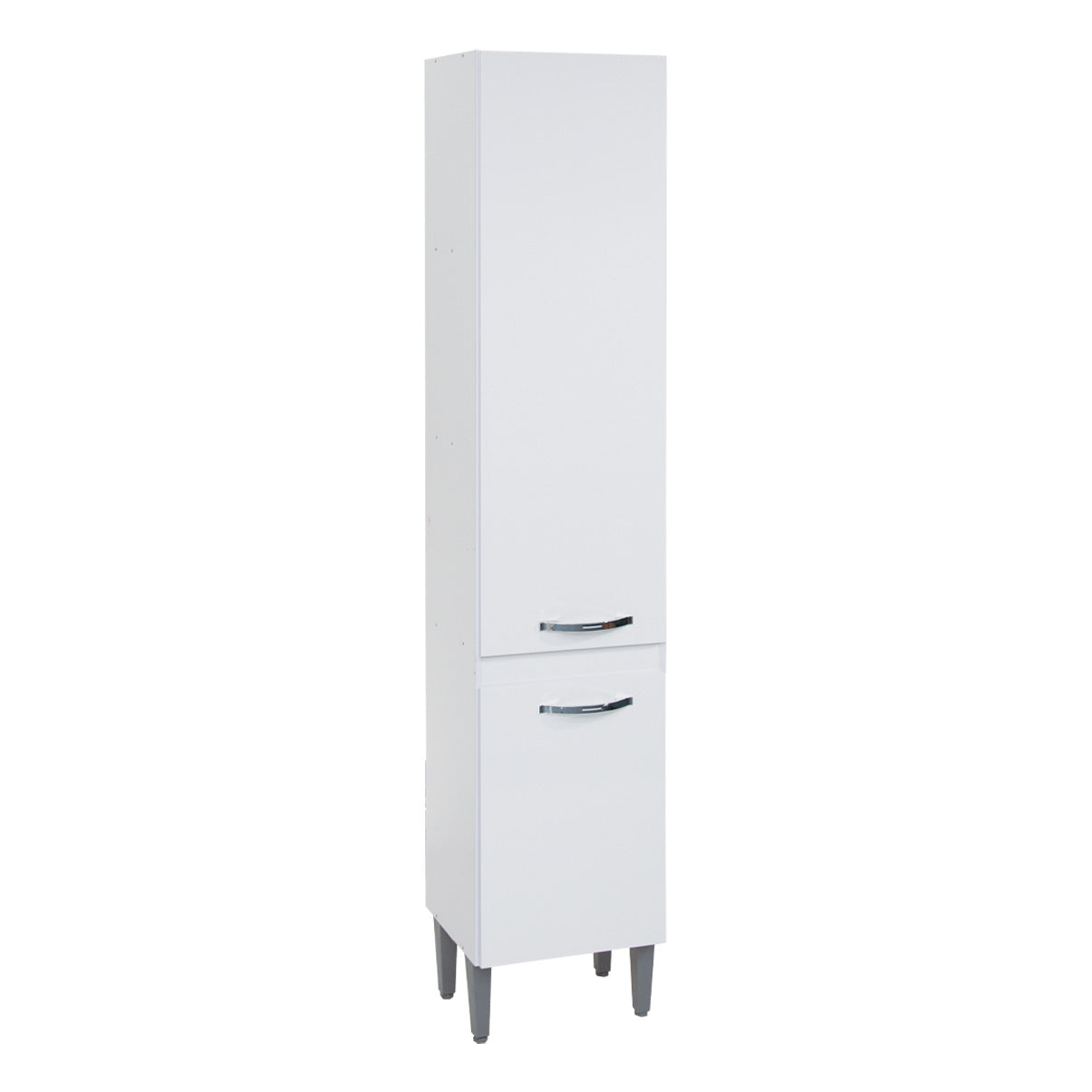 Paneleiro de Cozinha Light com 3 Prateleiras — MDP de Alta Qualidade com 2 Portas e Pés com Regulagem para Otimizar Espaço e Manter a Cozinha Organizada