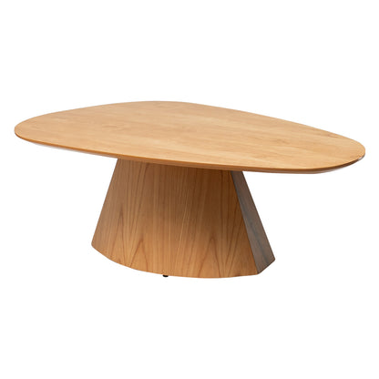 Mesa Central Organica de Madeira Para Sala de Estar