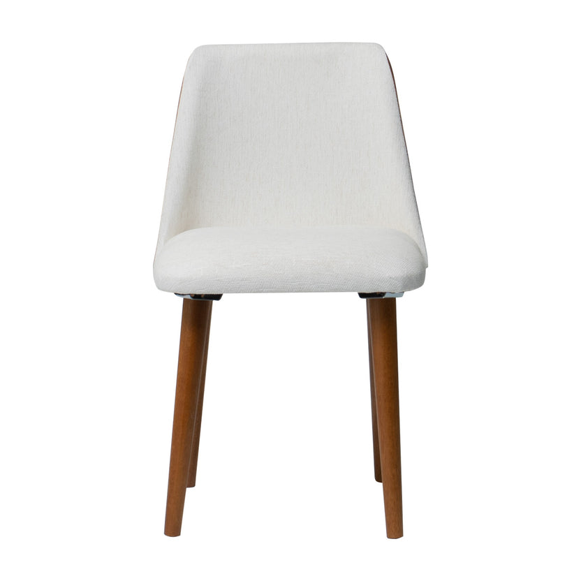 Cadeira Elegance em bouclé — referência de textura macia