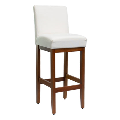 Kit 2 Banquetas Alta Jade Linho – Encosto Estofado