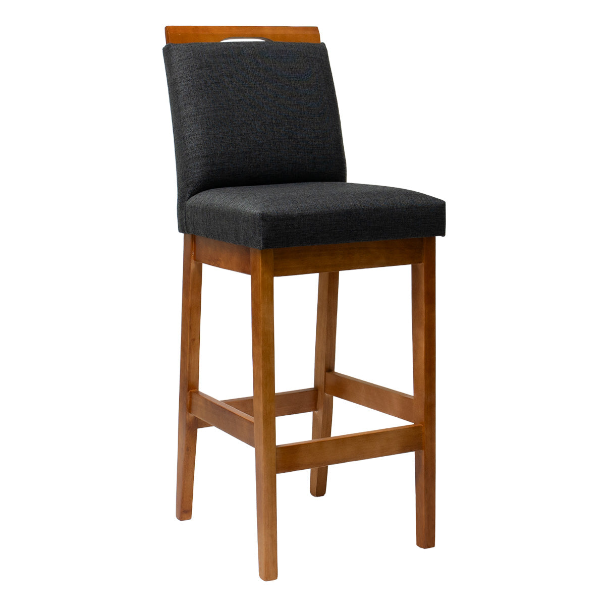 Kit 2 Banquetas Rubi Estofada – Estrutura em Madeira