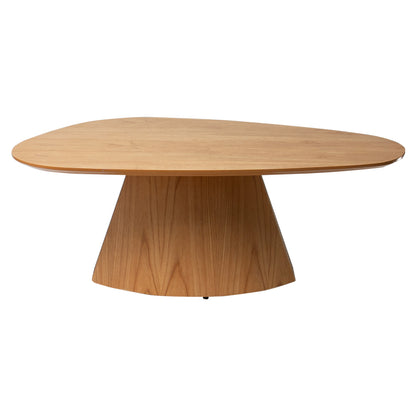 Mesa Central Organica de Madeira Para Sala de Estar