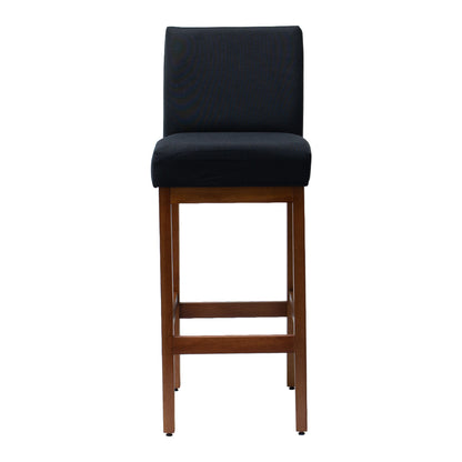 Kit 2 Banquetas Alta Jade Linho – Encosto Estofado