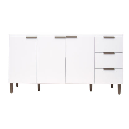 Balcão de Cozinha 160cm com 3 Gavetas e 3 Portas Organização Completa para Cozinha e Área de Serviço