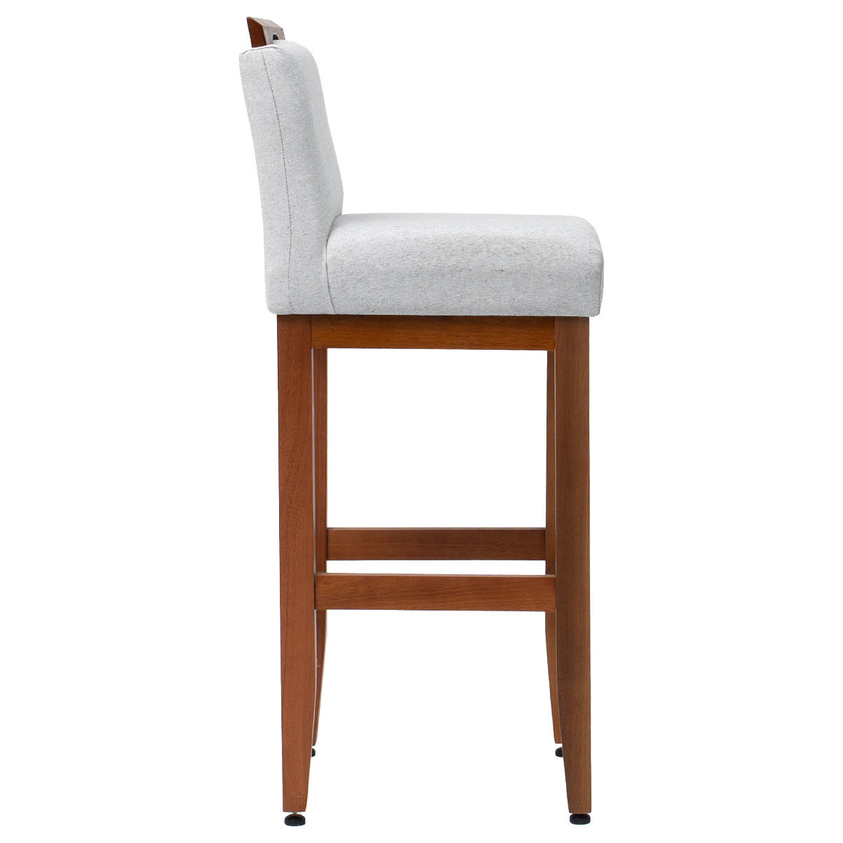 Kit 2 Banquetas Alta Safira Linho 104cm – Apoio para Pés