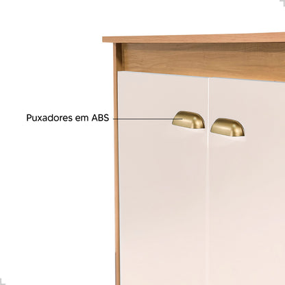 Balcão de Cozinha Torino 70cm 2 Portas com Tampo MB 1029