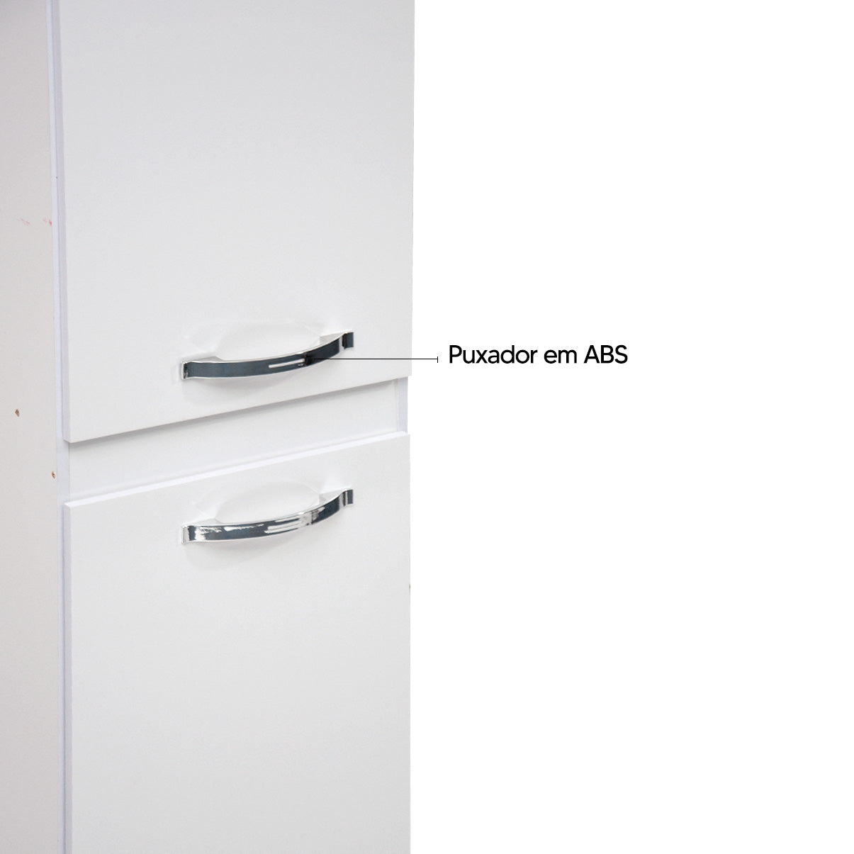 Paneleiro de Cozinha Light com 3 Prateleiras — MDP de Alta Qualidade com 2 Portas e Pés com Regulagem para Otimizar Espaço e Manter a Cozinha Organizada