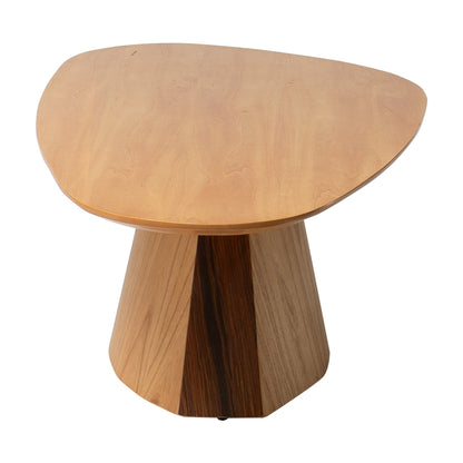 Mesa Central Organica de Madeira Para Sala de Estar