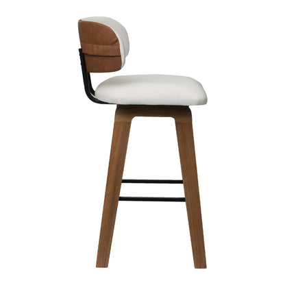 Kit 2 Banquetas Aurora em Madeira Maciça com Assento Estofado e Encosto Anatômico — Conforto para Cozinha Gourmet