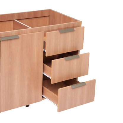 Balcão de Cozinha 160cm com 3 Gavetas e 3 Portas Organização Completa para Cozinha e Área de Serviço