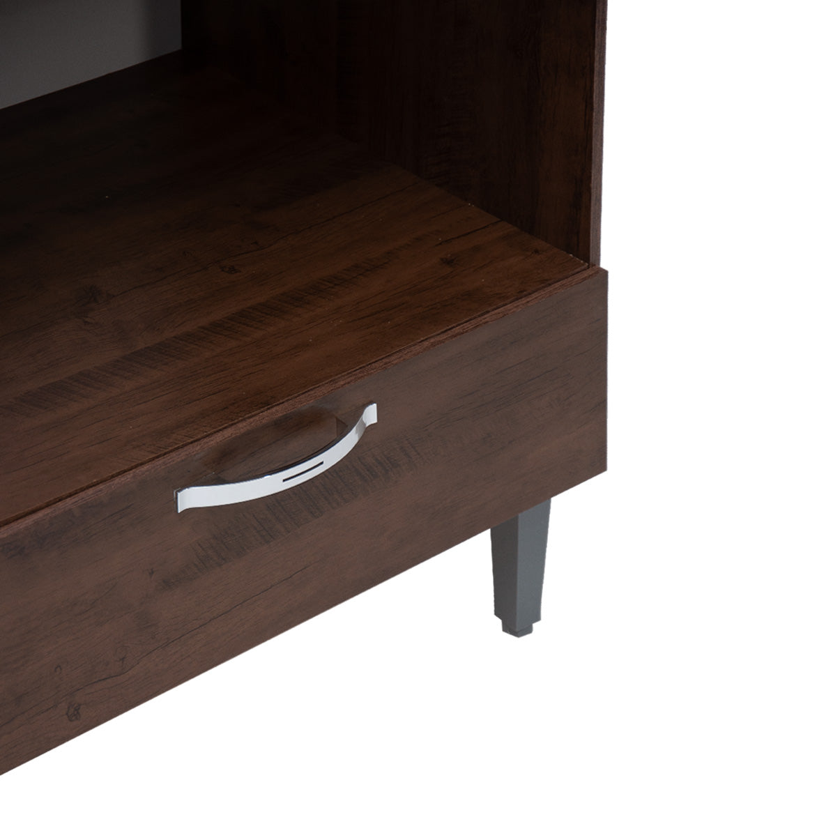 Balcão Cooktop 5 Bocas 85cm MDP para Cozinha Compacta com Nicho para Forno e Porta Basculante