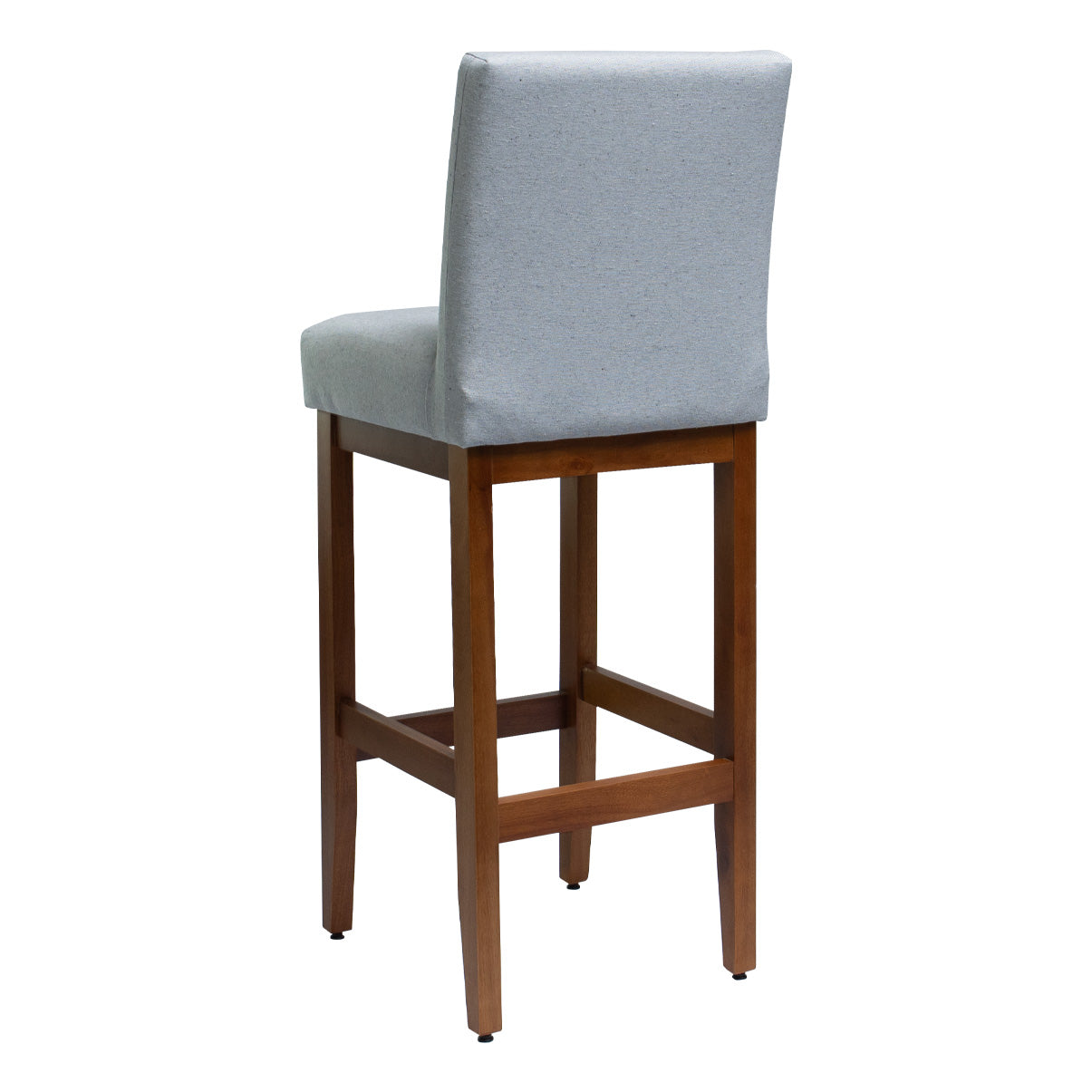 Kit 2 Banquetas Alta Jade Linho – Encosto Estofado