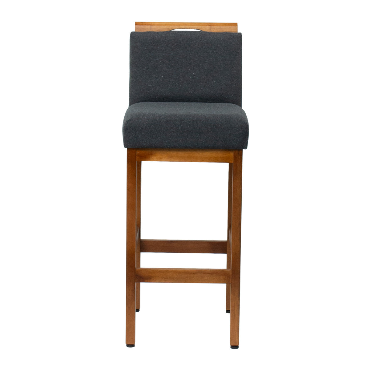 Kit 2 Banquetas Alta Safira Linho 104cm – Apoio para Pés