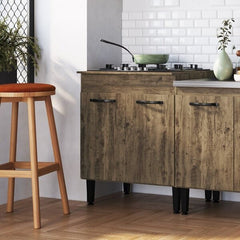 Balcão para Cooktop 70cm IRM com 2 Portas e Nicho Interno com Estrutura em MDP — Base Compacta e Funcional para Cozinhas Modernas