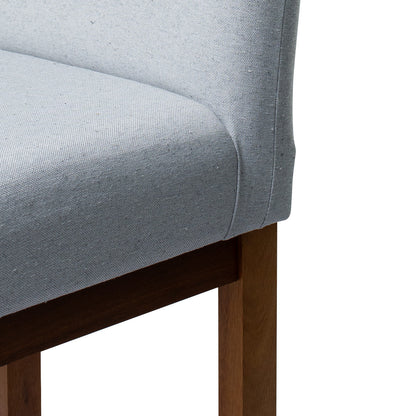 Kit 2 Banquetas Alta Jade Linho – Encosto Estofado