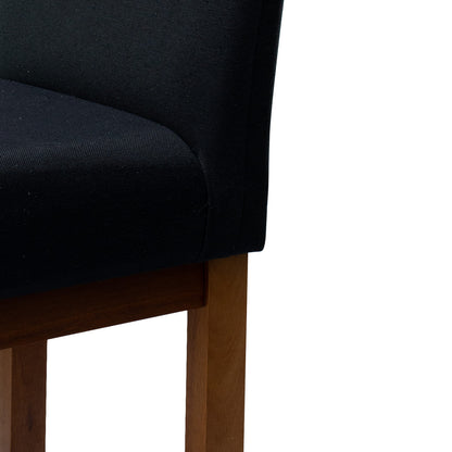 Kit 2 Banquetas Alta Jade Linho – Encosto Estofado