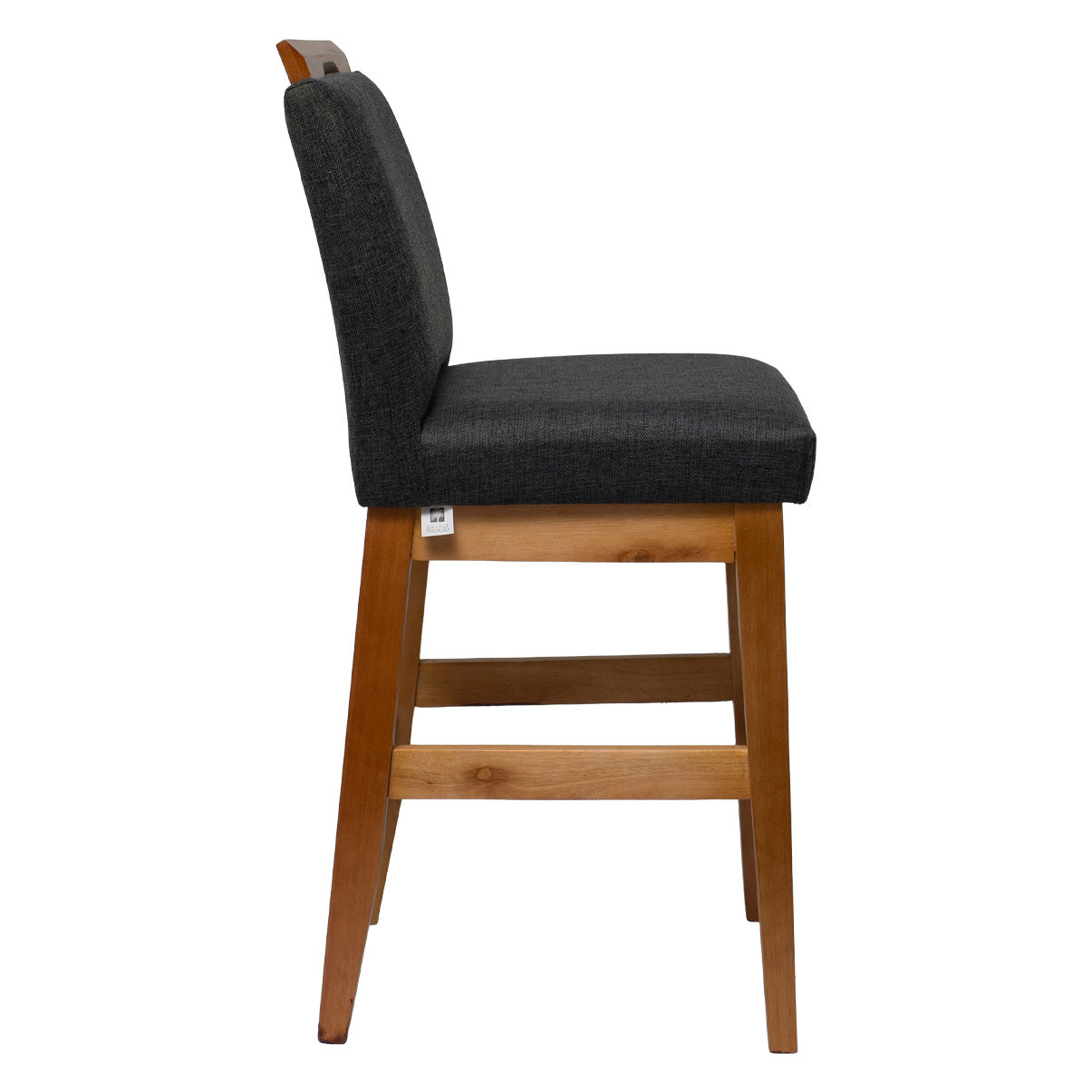 Kit 2 Banquetas Baixa Rubi 63cm Linho – Estrutura em Madeira