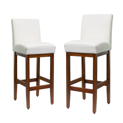 Kit 2 Banquetas Alta Jade Linho – Encosto Estofado