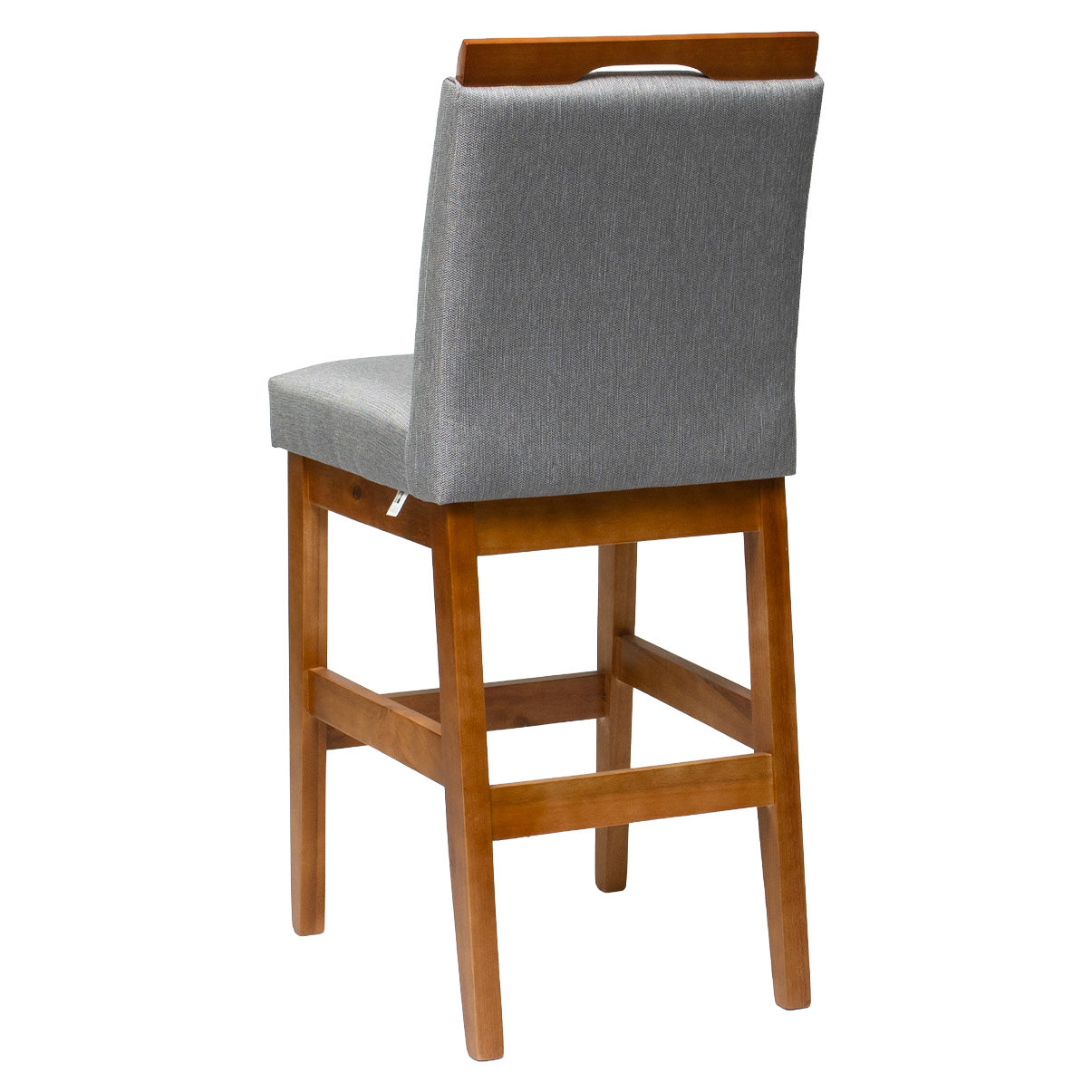 Kit 2 Banquetas Baixa Rubi 63cm Linho – Estrutura em Madeira