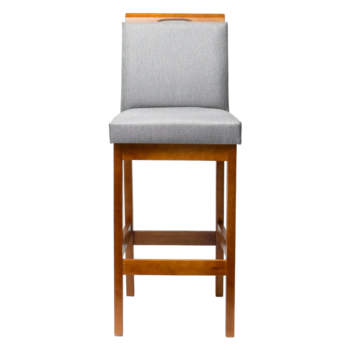 Kit 2 Banquetas Rubi Estofada – Estrutura em Madeira