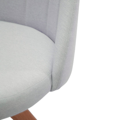 Kit com 2 Cadeiras Mariana Giratórias com Estrutura de Madeira e Assento Estofado – Design Moderno e Confortável para Sala de Jantar