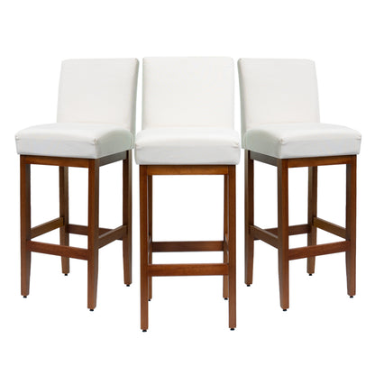 Kit 2 Banquetas Alta Jade Linho – Encosto Estofado