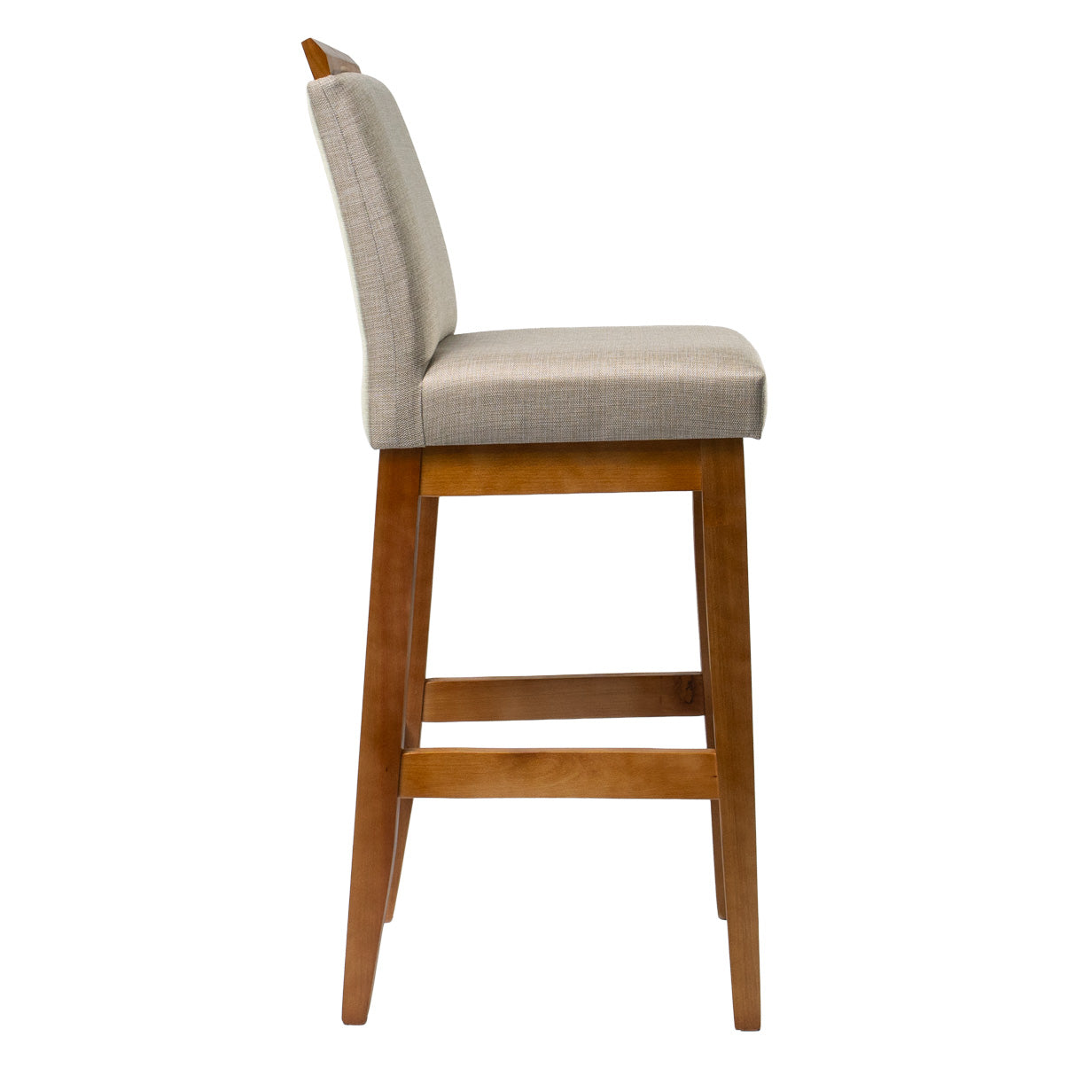 Kit 2 Banquetas Rubi Estofada – Estrutura em Madeira