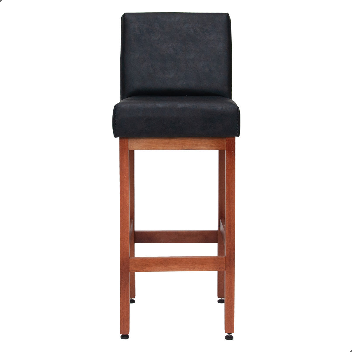 Banqueta Dallas Desmotada em Corino com Apio de Pés e Encosto