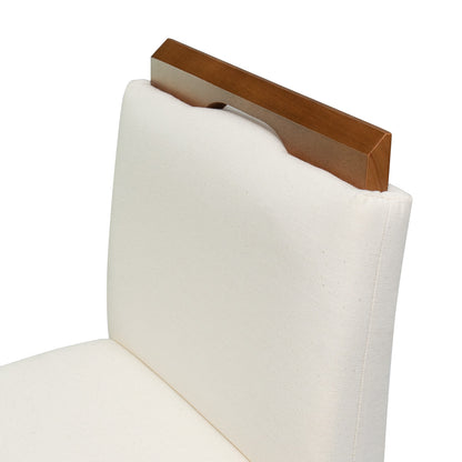 Kit 2 Banquetas Alta Safira Linho 104cm – Apoio para Pés