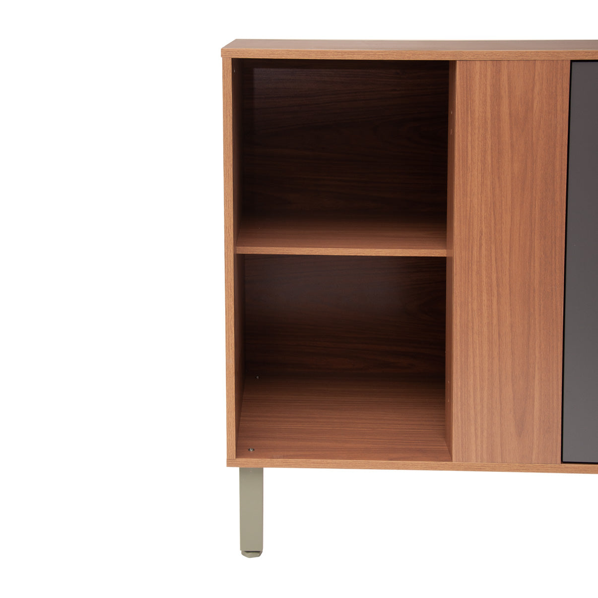 Armário Balcão de Canto Divina Cozinha 92cm MDF com porta única, para organização em canto de cozinha