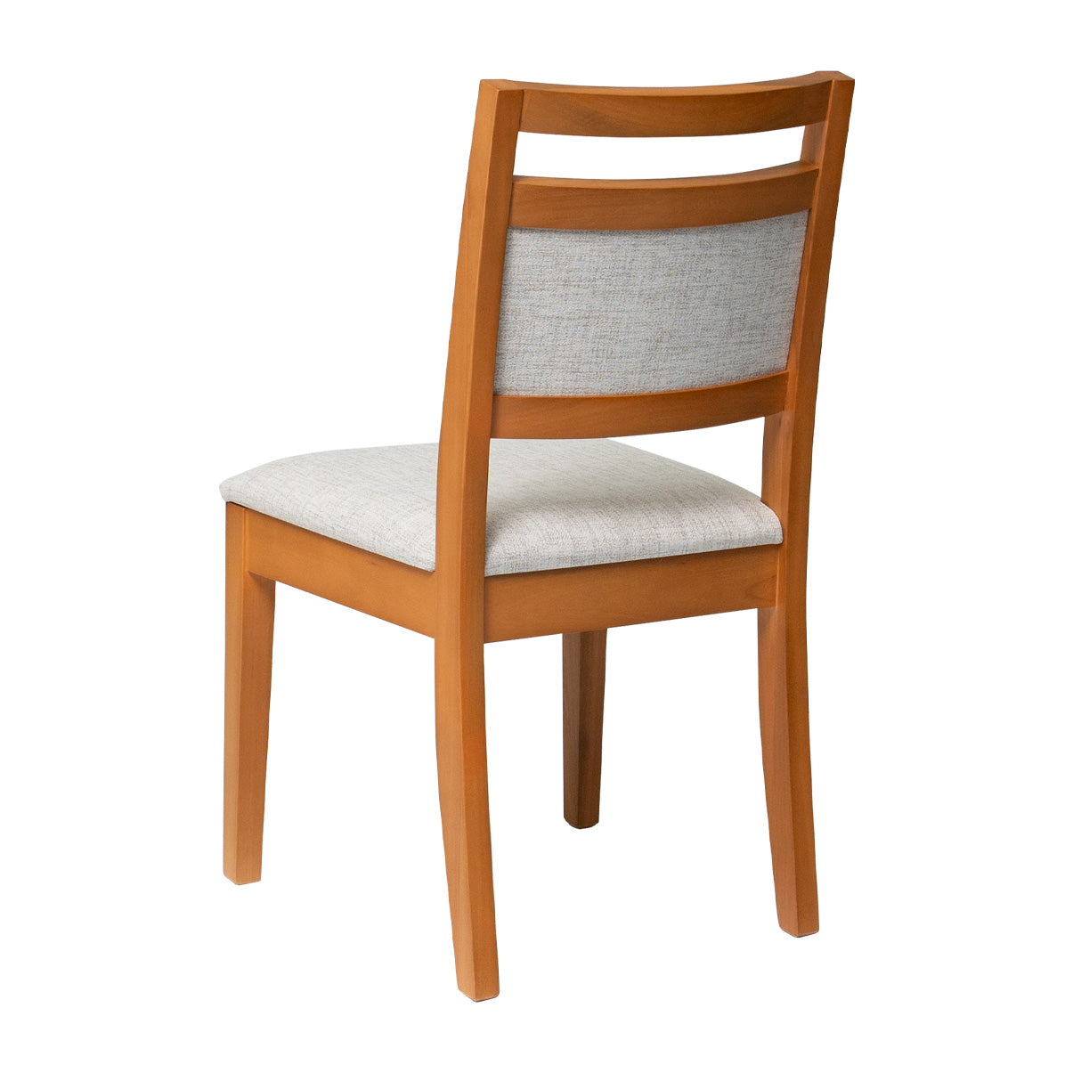 Kit Conjunto Cadeira Caribe em Madeira Maciça de Eucalipto com Assento e Encosto Estofados – Conforto e Elegância para Sala de Jantar