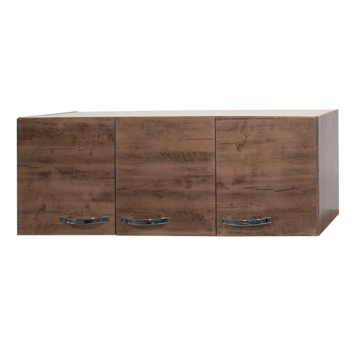 Armário Aéreo de Cozinha Light 1,20m — Estrutura em MDP 12mm com Pintura UV, 3 Portas e Dobradiças Metálicas para Organizar Cozinha Compacta