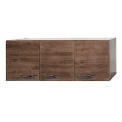 Armário Aéreo de Cozinha Light 1,20m — Estrutura em MDP 12mm com Pintura UV, 3 Portas e Dobradiças Metálicas para Organizar Cozinha Compacta