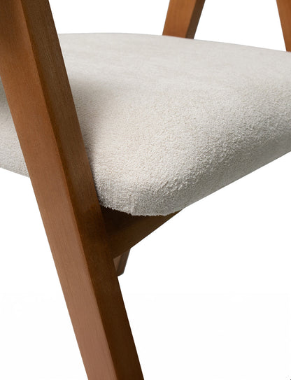 Kit 2 Poltronas Escandinava Decorativas Malaga Estofada