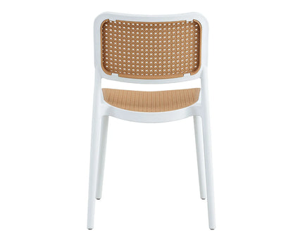 Cadeira Lia Polipropileno Estilo Urbano Vintage para Uso Interno e Externo – Altura do Assento 45 cm