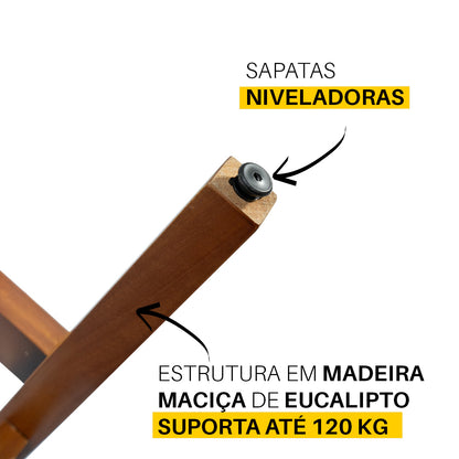 Kit 2 Banquetas Alta Jade Linho – Encosto Estofado